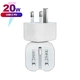 20W Fast Charger Foldable UK Plug USB C Wall Charger for iPhone 15 14 13 Cell Phone Type-C Home Phone Chargers